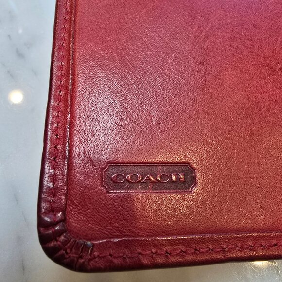 Coach NWT Vintage Red Leather Wallet - Picture 4 of 8